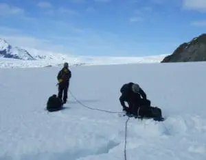 Crossing the patagonian ice cap