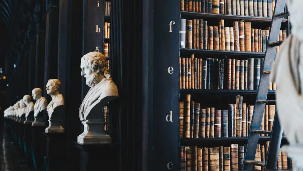 Cropped Image of Library
