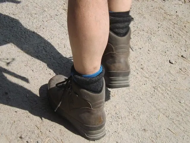 A person wearing shorts