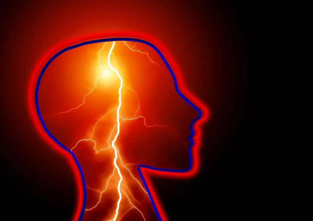 An iilustration of electricity in the brain