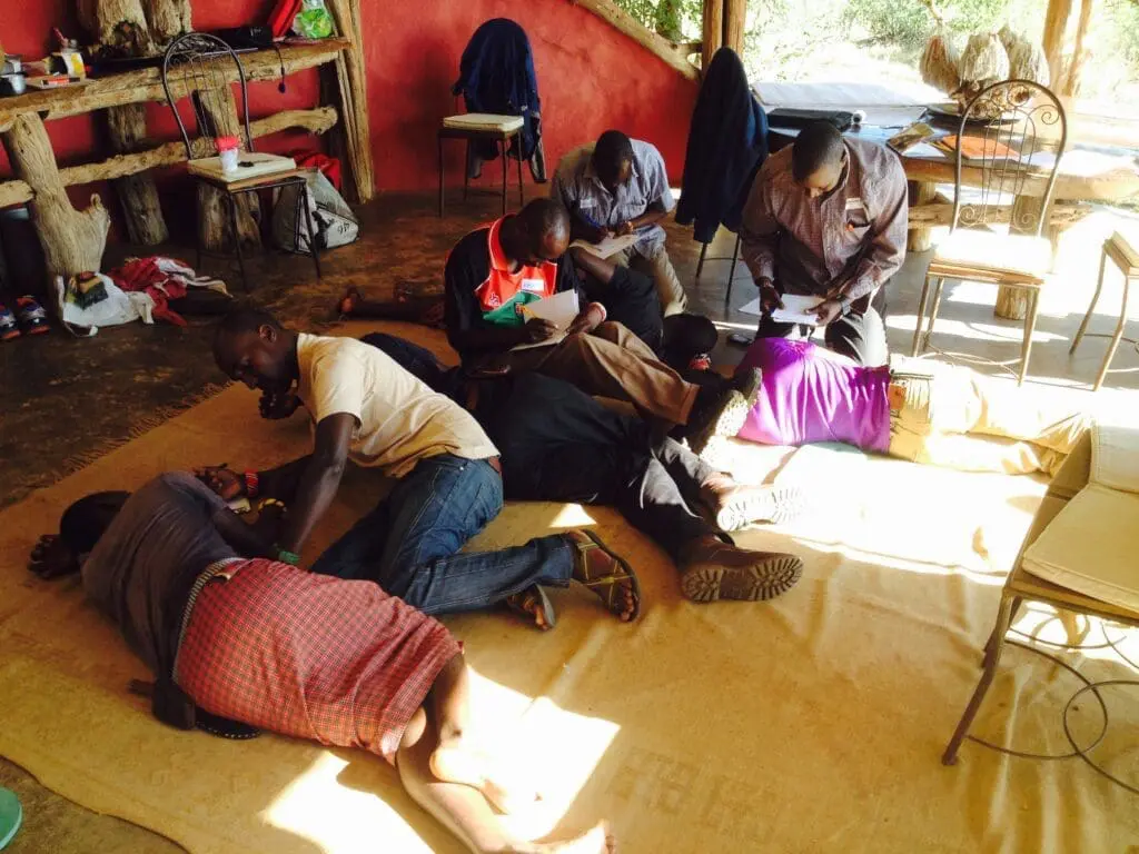 Wilderness First Aid training Rwanda