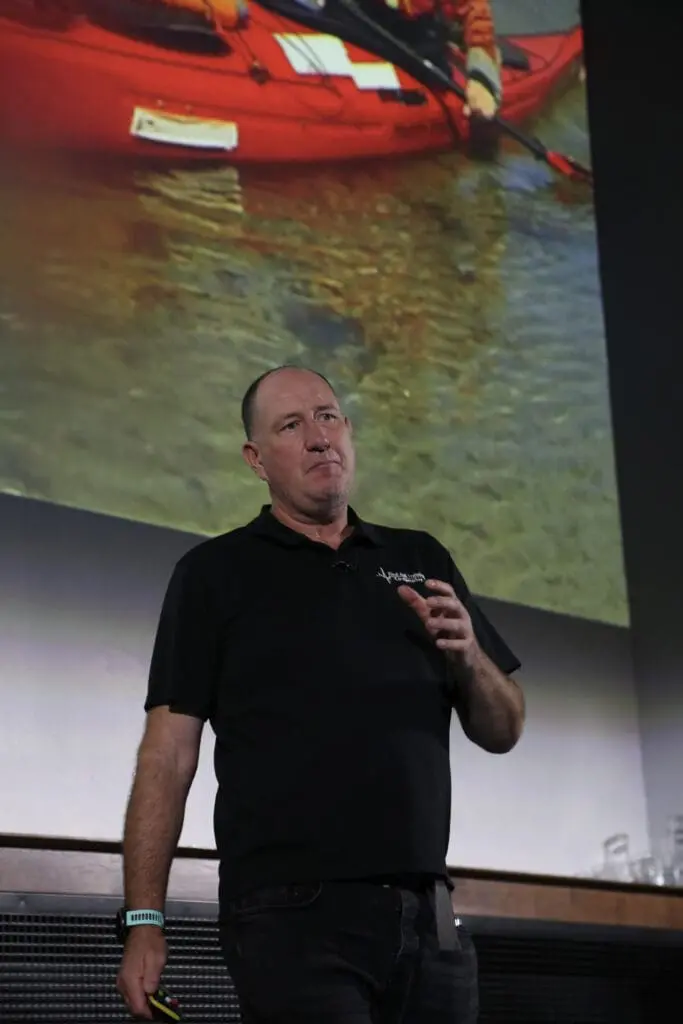Cory Jones doing a presentation at RGS event 2025