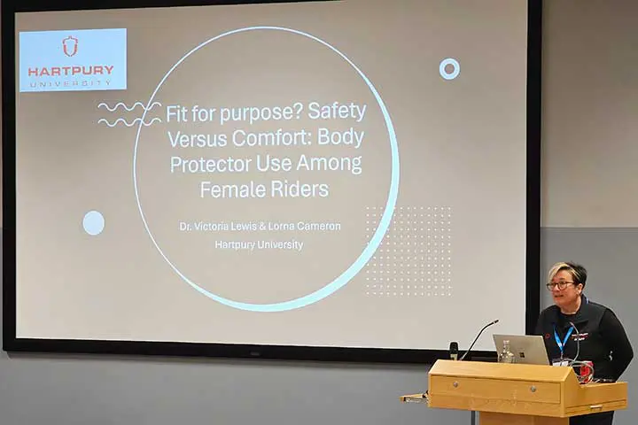 BETA conference slide on body protectors
