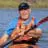 FATC co-director, and Fellow of the Royal Geographic Society, Cory Jones paddling a kayak