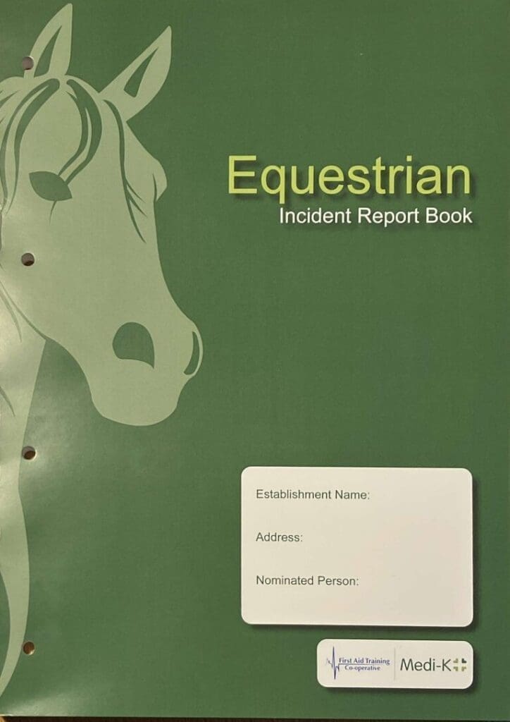 Equestrian incident book