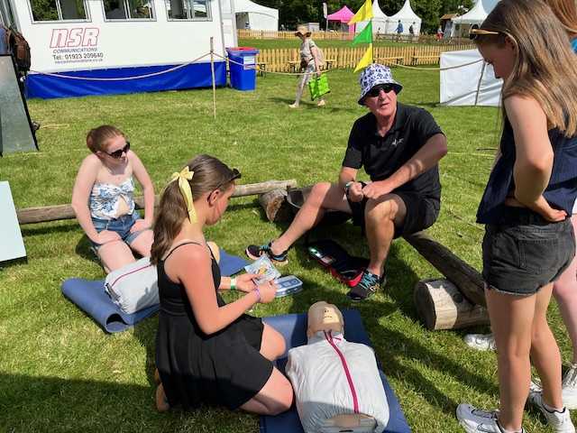 CPR demonstration at RHS show 2025